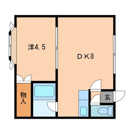 ブランドＫ3の物件間取画像